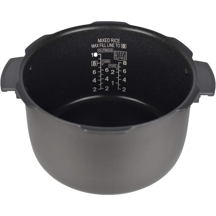 Програмована парова рисоварка, скороварка, повільна плита з нержавіючої сталі чорна, 1009S