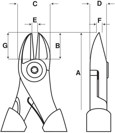 Бокоріз 160 мм, 6 1/4 дюйма, багатофункціональний, 2101G-160