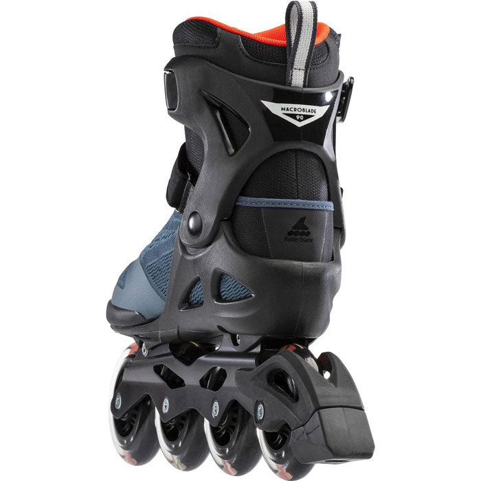 Роликові ковзани Macroblade 90 чоловічі для фітнесу для дорослих 9 ORION BLUE/SPICY ORANGE