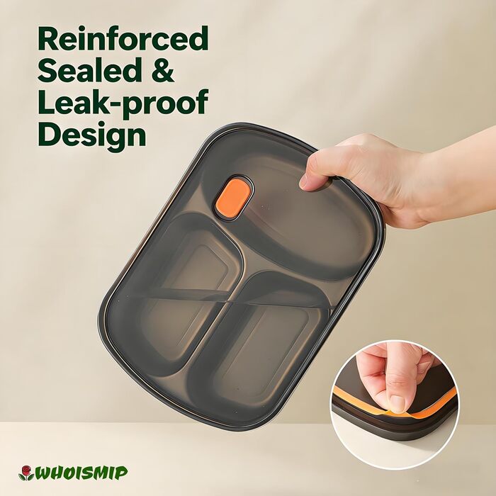 Набір ланчбоксів 2 шт. для дорослих та дітей, нержавіюча сталь 18/8, 1500 мл 1350 мл. Герметичні контейнери з відділеннями для обіду, сніданку та перекусу. Металевий ланчбокс у стилі бенто.