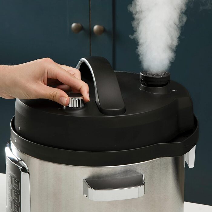 Мультиварка Crockpot Turbo Express Варіанти підготовки 14-в-1 Мультиварки, пароочисники, скороварки та інше 5,6 л (більше 6 осіб) CSC062 шт. 14 en 1 opciones de coccin