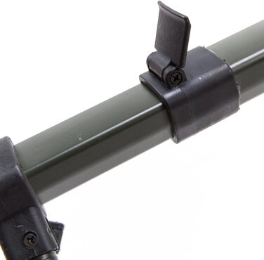 Тримач для вудилищ Master Rod Pod Aluminum Deluxe на 3 вудилища, включаючи сумку для зберігання вудилищ (зелений тримач для вудилищ)