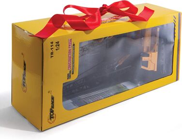 Канальний будівельний кран-трактор Top Race на дистанційному керуванні - для хлопчиків і дівчаток від 3, 4, 5, 6, 7 років, 12-