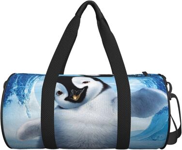 Сумка для подорожей Танцюючий Пінгвін, спортивна сумка для фітнесу, велика дорожня сумка, сумка на ніч/вихідні для чоловіків та жінок