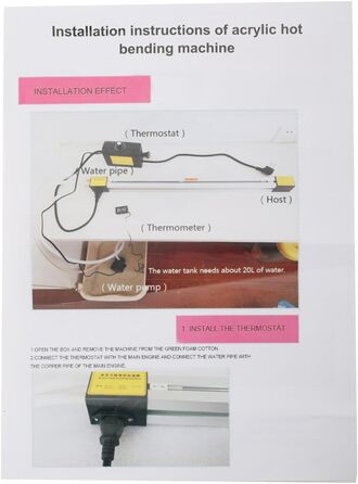 Вт акриловий згинальний верстат Пластиковий згинальний верстат 800 мм ПВХ нагрівальний згинальний верстат Нагрівальний гарячий згинальний верстат для акрилу ПВХ АБС ПП, регульований по температурі, 1200