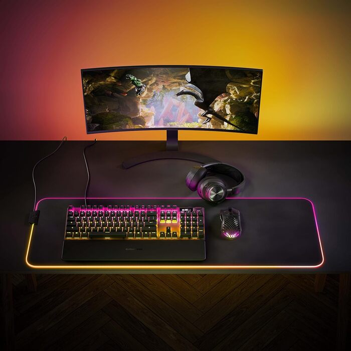 Гіпермагнітна ігрова клавіатура SteelSeries Apex Pro - Найшвидша клавіатура у світі - Налаштовувана чутливість - OLED-екран - RGB