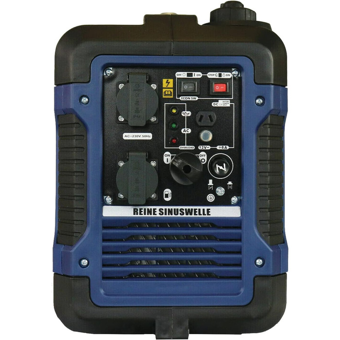 Інверторний електрогенератор GNR.2050 тихий лише 59 дБ(А) об'єм бака 4 л l 4-тактний двигун l бензиновий l з ручкою для перенесенн