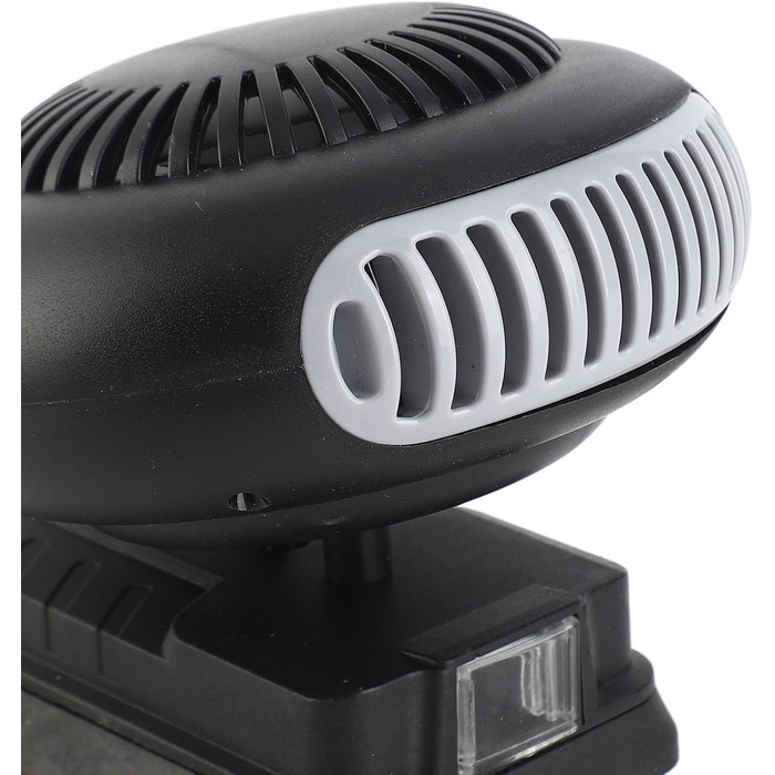 Портативний невеликий обігрівач, працює від батарейок для невеликих приміщень, 2 режими температури, обігрівач робочого місця, 170 Вт, 18 В, електричний вентилятор-обігрівач