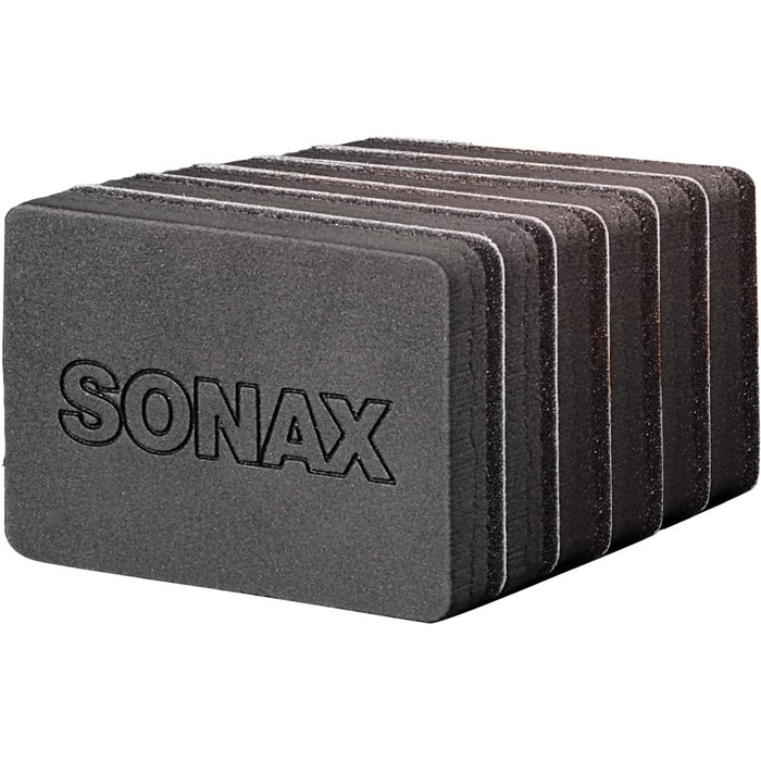 Аплікатор для покриття SONAX PROFILINE (6 шт. ) Накладки зі спеціальною флісовою поверхнею для нанесення всіх покриттів SONAX Стаття -Ні. 02377410