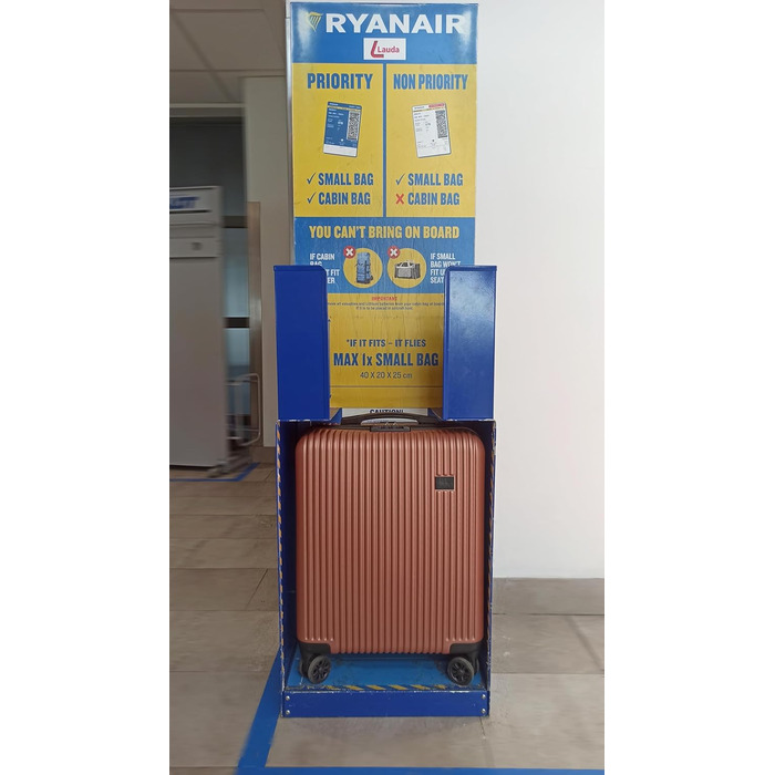 Валіза Cruiser 55 x 40 x 20 см, ручна поклажа Ryanair, дорожня валіза-візок Wizzair Lufthansa SAS British Airways, партія (рожеве золото, 55x40x20 см) 55 x 40 x 20 см, рожеве золото