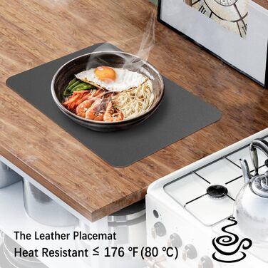 Серветки миються, серветка шкіряна набір з 6 серветок, що витираються, зі штучної шкіри, водонепроникна ПВХ серветка, серветка для