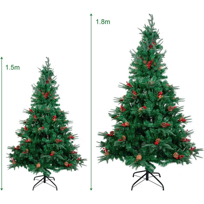 Штучні різдвяні ялинки 180 см himaly
