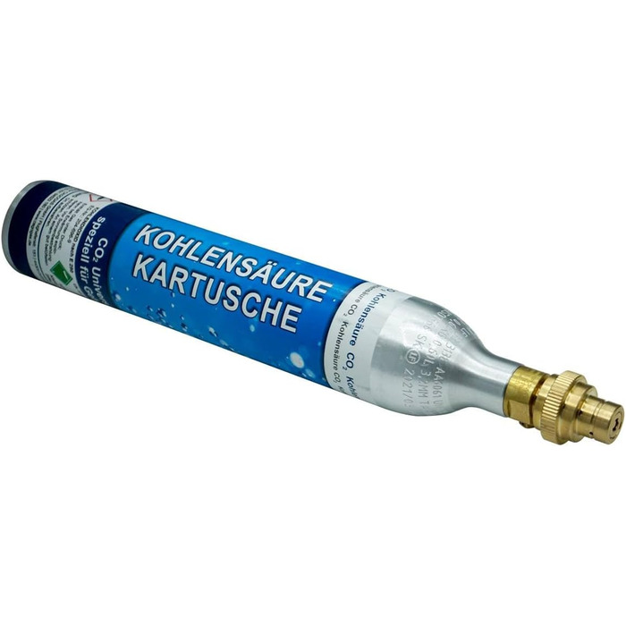 Швидкий адаптер для виробників CO2 газованої води DUO, Art, Terra, Gaia та Crystal 3.0 425 г 60-літровий алюмінієвий циліндр