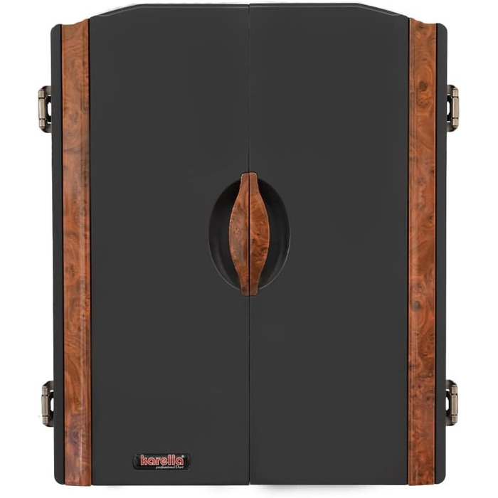 Електронна мішень для дартсу Karella CB-90 у корпусі, з 38 іграми та 211 варіаціями, точні турнірні розміри, 2-лункова конструкція, включаючи 12 м&39яких дротиків