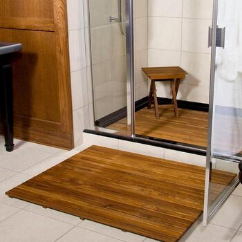 Килимок для ванної кімнати Zhaomi, бамбуковий килимок для ванни, тиковий килимок для ванни, дерев'яний килимок для ванни, килимок