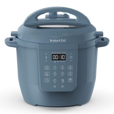 Мультиварка Instant Pot 7-в-1, 5.7 л розумна скороварка, Slow Cooker, рисоварка, сотейник, йогуртниця, пароварка та підігрівач страв, колір Daydream Blue