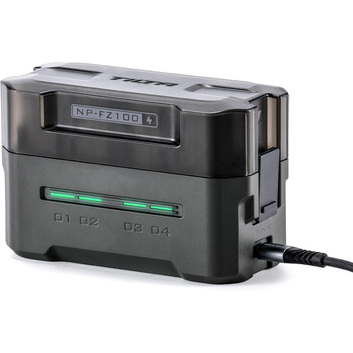 Зарядний пристрій TILTA NP-FZ100, портативна зарядна станція, 4K, макс. 45 Вт, сумісний із Sony та більшістю акумуляторів NP-FZ100, зелений TBC-FZ100-GN TBC-FZ100-GN TG