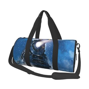 Універсальна дорожня сумка для подорожей, зимова колекція, новорічний дизайн, сніговий візерунок, нічна тематика, для залізничних подорожей, спортивна сумка для чоловіків та жінок, сумка-мішок, спортивна сумка