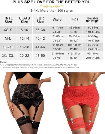 Пояс для панчіх ohmydear, з мереживом, чорний