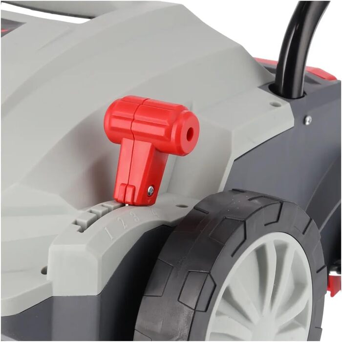 Аератор газону DEDRA, електричний, потужність 1500 Вт, 3000 об/хв, ширина захвату 32 см, низький рівень шуму, мішок для збору 30 л, з регулюванням глибини