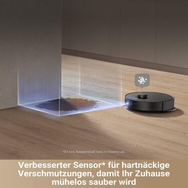 Вакуумний робот з функцією миття підлоги, компактна базова станція 28 см, автоматичне наповнення та спорожнення, інтелектуальна на