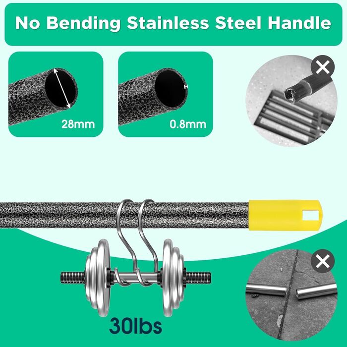 Вирівнювач газону металевий 182 см для догляду за газоном, садом та полем для гольфу (25x43 см). Ракель для вирівнювання поверхні газону.