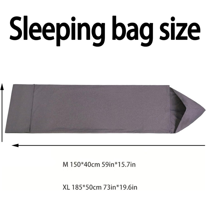 Компресійний спальний мішок Ozysleep, Ozybag покращує ваш сон, попрощайтеся з безсонними ночами, охолоджувальний, сенсорний, ковдра, яку можна прати в пральній машині, з дизайном кокона (XL (185 x 50))