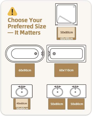 КОЛІР І ГЕОМЕТРІЯ Нековзні килимки для ванної, що миються, абсорбуючі килимки для ванної, м&39який килимок для ванної кімнати, килимок для ванної кімнати на підлогу, душ, ванну, пральню, темно-сірий, 40 x 60 см (прямокутний)