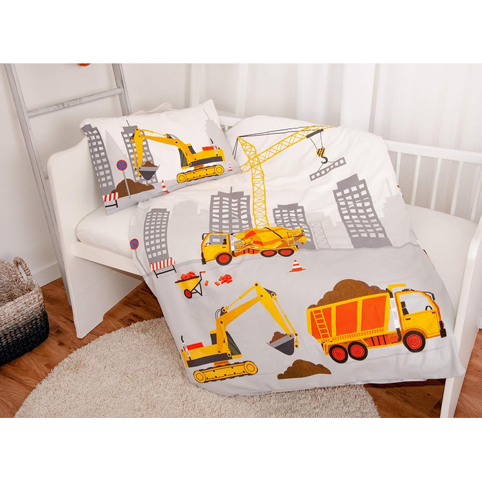 Комплект постільної білизни для немовлят BABY BEST, двосторонній мотив Jana Baustelle, підковдра 100x135см, наволочка 40x60см, фла