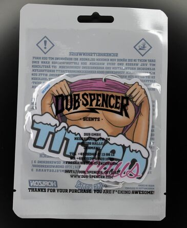 Веселий автомобіль TITTEN RAUS літній аромат дерева грудей автомобільний аромат нудистський освіжувач повітря порно ароматизатор д