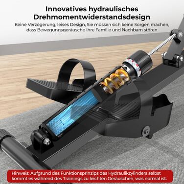 Гідравлічний фітнес-тренажер Micyox для домашнього використання з 12 рівнями опору, багатофункціональна спинка, тренажер для тренування всього тіла, чорний