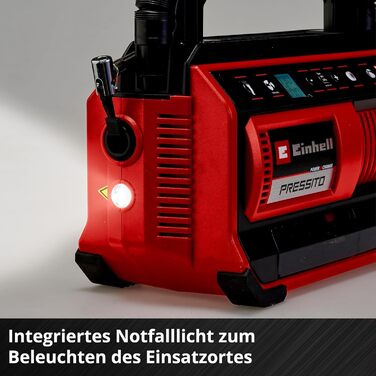 Гібридний компресор Einhell PRESSITO 18/25 Hybrid Power X-Change (18 В, живлення від кабелю або акумулятора, макс. 11 бар, у компл