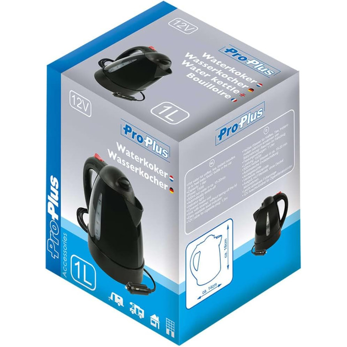 Електричний чайник ProPlus 12В 1 л