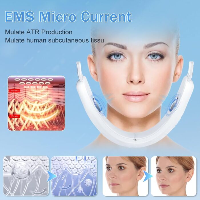 Електричний V масажер для обличчя, електричний V масажер для формування обличчя, підтяжка обличчя Beauty Knife 3 режими для тонізуючих пристроїв Антиоксидант, відновлення шкіри