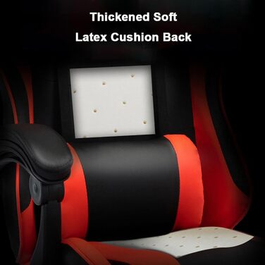 Ігрове крісло Комп&39ютерне крісло Крісло для домашнього офісу Інтернет-ігрове крісло Барне спортивне крісло-підйомник Чорний білий