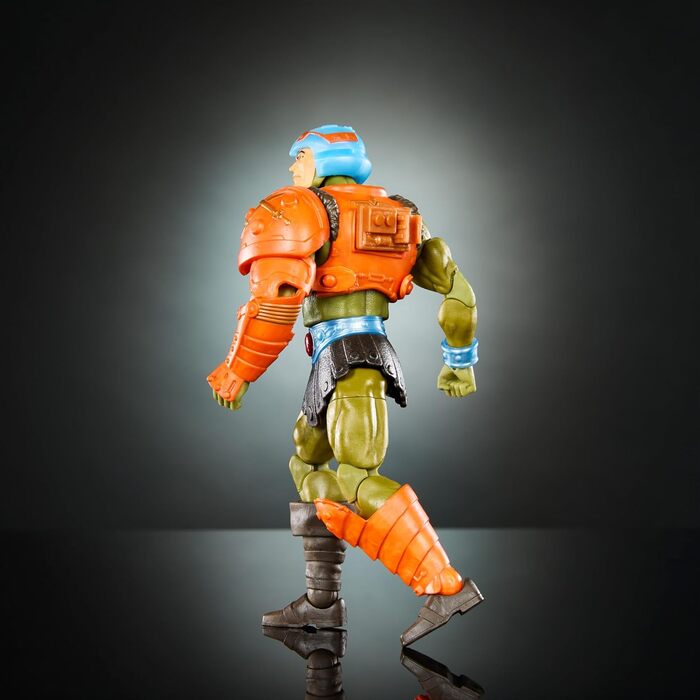 Майстри Всесвіту Masterverse New Eternia Man-At-Arms фігурка, 30 рухомих суглобів, змінні голова, руки і дубина, іграшка MOTU, HYC48