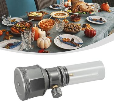 Регульований газовий ліхтар для вулиці з ізобутановим паливом, кемпінгові свічки, ліхтар з подовжувальною штангою для порожнього бака для риболовлі, походів, альпінізму (газовий ліхтар з баком)