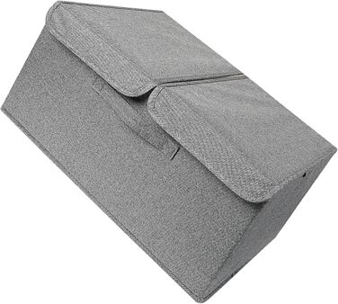 Складаний контейнер Jonlaki для товстих шкарпеток з подвійною кришкою для одягу, бюстгальтерів та аксесуарів темно-сірий (темно-сірий)