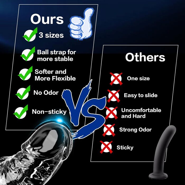 Набір з 3 накладок на пеніс з кільцем для яєчок, кільце для пеніса, секс-іграшка для чоловіків, секс-іграшки для пар, екстремальний накладка для збільшення та подовження пеніса, накладка для пеніса покращує витривалість та чутливість