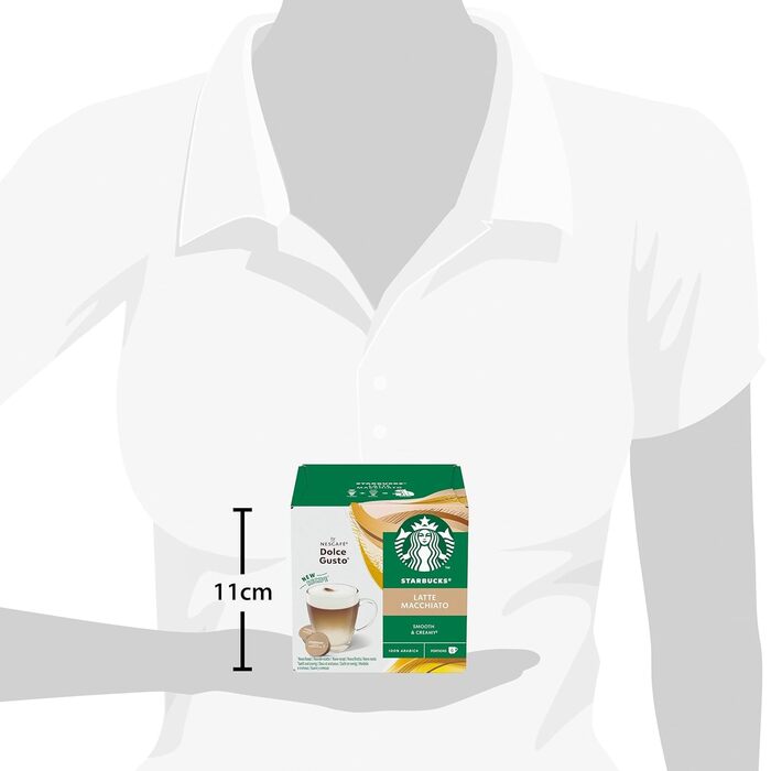 Набір STARBUCKS, кавові капсули Nescaf Dolce Gusto White Cup Variety Pack, 6 x 12 (72 капсули) ексклюзивно на Storeo