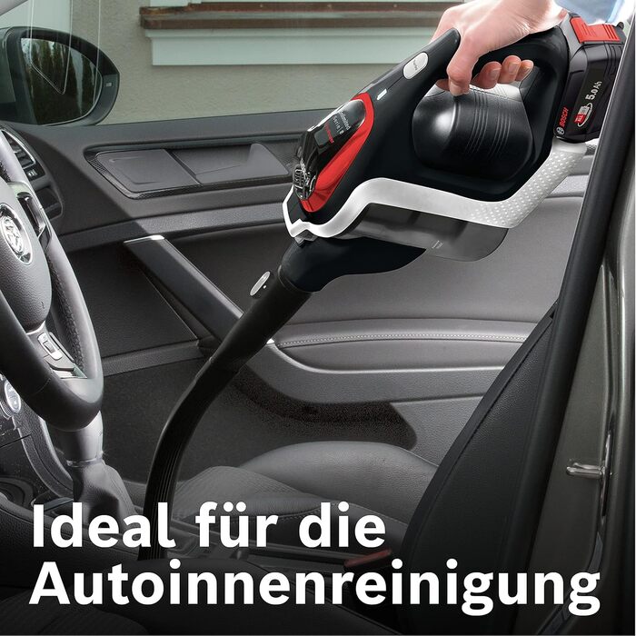 Акумуляторний пилосос Bosch Unlimited ProPower Series 8 BSS81POW1, акумуляторний ручний пилосос, без мішка, гігієнічний фільтр, ви