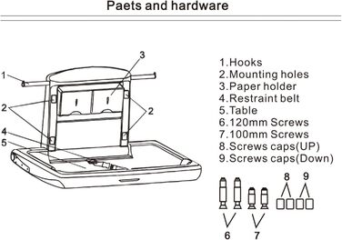 Складаний пеленальний столик/станція для сповивання немовлят VEVOR 85 x 57 x 47 см, HDPE, для бізнесу та приватного використання