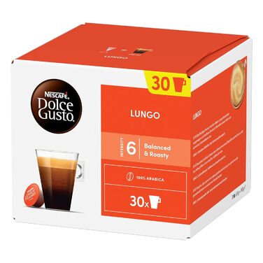 Кавові капсули NESCAF DOLCE GUSTO Lungo, упаковка з 3 шт. (3 x 30 капсул)