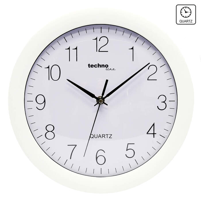 Годинник настінний Technoline WT7000 White (WT7000 weis)