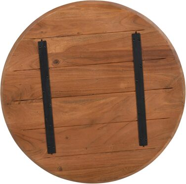 Кругла стільниця SAM Brasilia 90 x 90 см Масив акації Колір горіх Швейцарський край Легка в догляді дерев&39яна стільниця своїми руками Підходить для обідніх/барних столів/кухонь 90 x 90 см кольору горіха