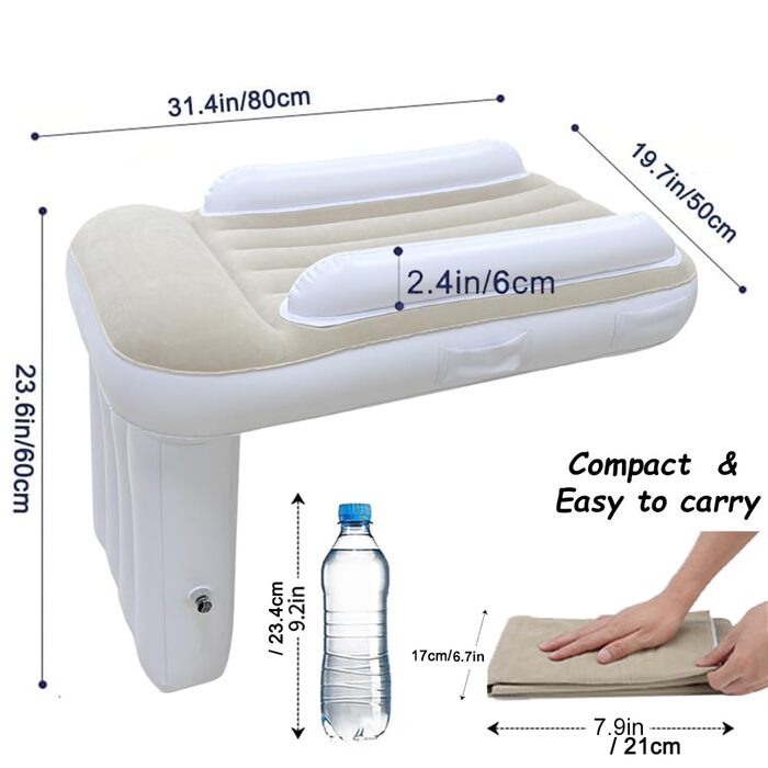 Надувне дитяче ліжко JANTEELGO Air Baby 80×50×60 см