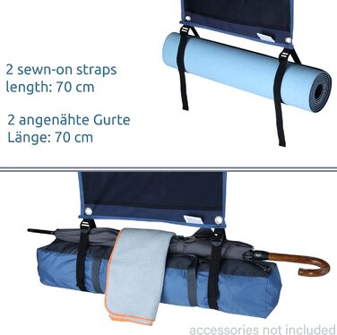 Кишеня для органайзера GEAR Caravan - Підвісна полиця для намету, тенту, каравану 140 х 30 см, 9 відділень