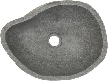 Умивальник Річковий камінь Овал 37–46 см — ручна робота з натурального каменю
