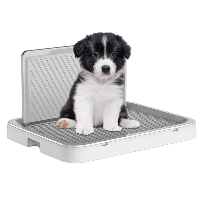 Туалет для дресирування собак, лоток для собак, критий туалет для собак з настінною опорою, для собак малого та середнього розміру