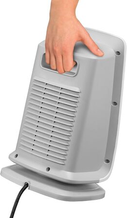 Керамічний вентилятор-обігрівач Unold 86440 - білий, до 2000 Вт, функція вентилятора, 4-ступінчастий термостат, коливання 75, легкий та тихий, захист від перегріву, ручка для перенесення, захист від крапель IP21